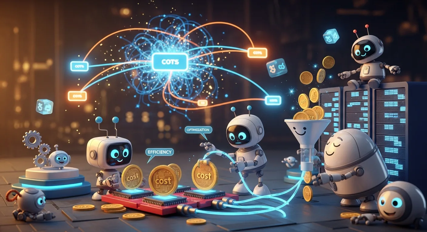 La stratégie IA par les coûts